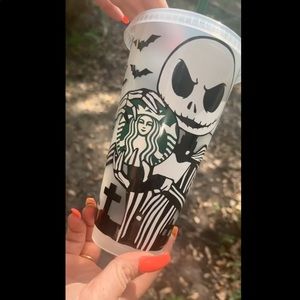 Nightmare Before Christmas Starbucks reusable cold cup